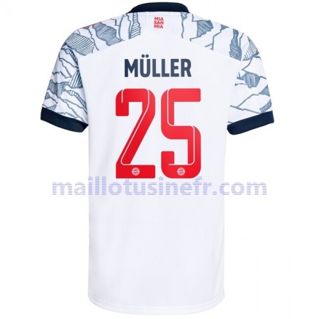 Maillot de Foot FC Bayern Munich Thomas Muller 25 Troisième 2021-22 Maillot de Foot FC Bayern Munich Thomas Muller 25 Troisième 2021-22